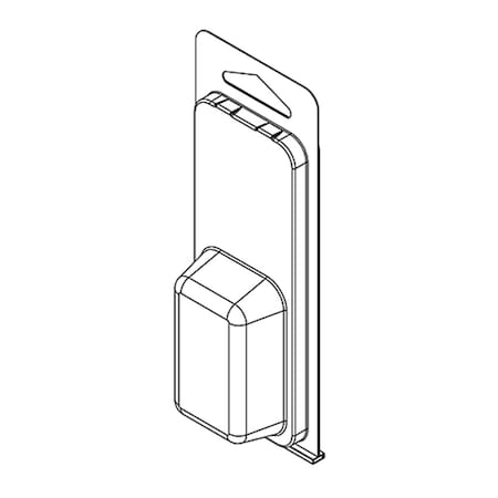 Visipak Thermoform-CLAMSHELL-#91-6.000-2.312-2.188-1.250-0.750-0.015-CLEAR, 1000PK 91TF